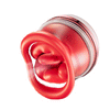 Boca grande língua clitoriana orgasmo vibrador mamilo chupando e lambendo masturbador