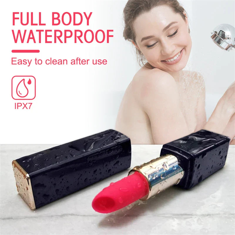 LustBeauty - Mini Vibrador Batom Secret Bullet Masturbador Mamilo Clitóris Estimulador