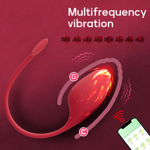 Vibrador com controle remoto APP, estimulador de clitóris e ponto G, dispositivo de masturbação feminina