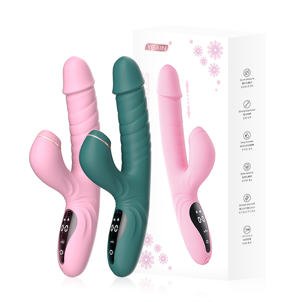 Alongamento sucção vibratório ponto G AV Stick pênis feminino sexo masturbação brinquedo