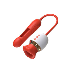 toyshcool primeiro beijo 2 geração chupando língua lambendo tapa oco vibrador