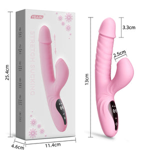 Alongamento sucção vibratório ponto G AV Stick pênis feminino sexo masturbação brinquedo