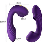 Chupar os seios de uma garota com vibrador estimula o clitóris e suga