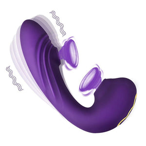 Chupar os seios de uma garota com vibrador estimula o clitóris e suga
