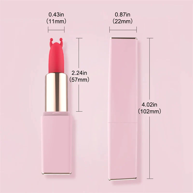 LustBeauty - Mini Vibrador Batom Secret Bullet Masturbador Mamilo Clitóris Estimulador