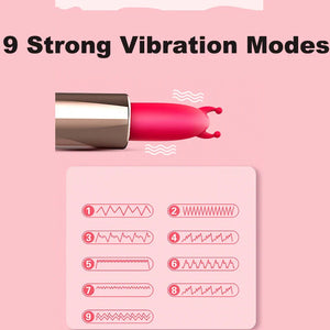 LustBeauty - Mini Vibrador Batom Secret Bullet Masturbador Mamilo Clitóris Estimulador
