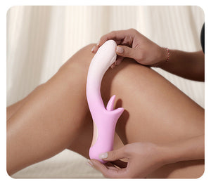 Varinha vibratória que lambe a língua e toca - a melhor ferramenta de orgasmo para o auto-prazer