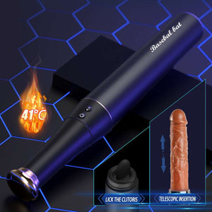 Taco de beisebol dildo feminino clitóris masturbação dispositivo simulação dildo máquina de sexo automática